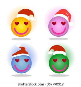 modern vector style smile face icons. illustration