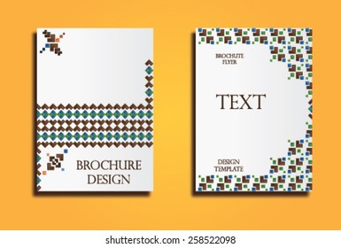 Modern Vector Technology Brochure , Cover, Flyer, Report , or Leaflet Design Template . Abstract Background . Modern Brochure . Layout Magazine
