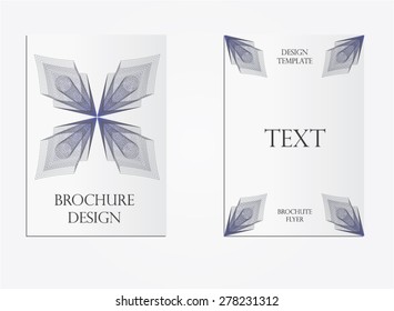 Modern Vector Technology Brochure , Cover, Report , or Leaflet Design Template . Abstract Background . Modern Brochure . Layout Magazine