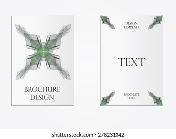 Modern Vector Technology Brochure , Cover, Report , or Leaflet Design Template . Abstract Background . Modern Brochure . Layout Magazine