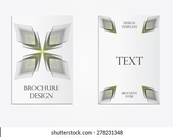 Modern Vector Technology Brochure , Cover, Report , or Leaflet Design Template . Abstract Background . Modern Brochure . Layout Magazine
