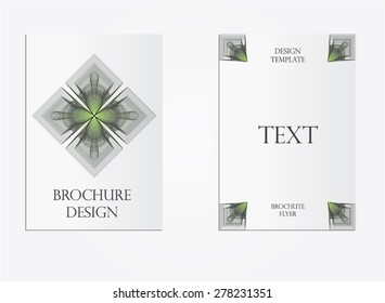 Modern Vector Technology Brochure , Cover, Report , or Leaflet Design Template . Abstract Background . Modern Brochure . Layout Magazine