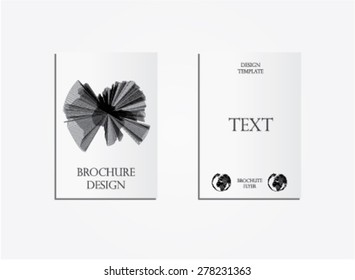 Modern Vector Technology Brochure , Cover, Report , or Leaflet Design Template . Abstract Background . Modern Brochure . Layout Magazine