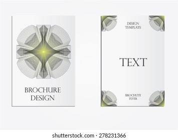 Modern Vector Technology Brochure , Cover, Report , or Leaflet Design Template . Abstract Background . Modern Brochure . Layout Magazine