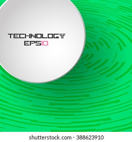 Modern Vector Technology Brochure, Cover, Flyer, Report or Leaflet Design Template.