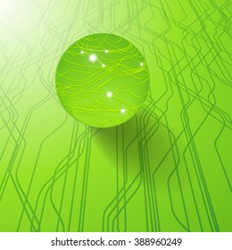 Modern Vector Technology Brochure,Cover, Report or Leaflet Design Template.