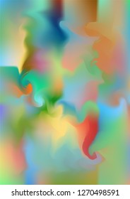 Modern vector template for brochure, flyer, cover, catalog. A4 size. Abstract fluid 3d shapes with splashes vector trendy liquid colors backgrounds set. Colored fluid graphic composition illustration