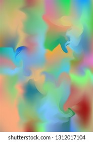 Modern vector template for brochure, flyer, cover, catalog. A4 size. Abstract fluid 3d shapes with splashes vector trendy liquid colors backgrounds set. Colored fluid graphic composition illustration