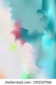 Modern vector template for brochure, flyer, cover, catalog. A4 size. Abstract fluid 3d shapes with splashes vector trendy liquid colors backgrounds set. Colored fluid graphic composition illustration