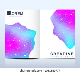 Modern vector template for brochure Leaflet flyer advert cover catalog magazine or annual report.. Abstract fluid 3d shapes vector trendy liquid colors backgrounds. Colored fluid graphic composition
