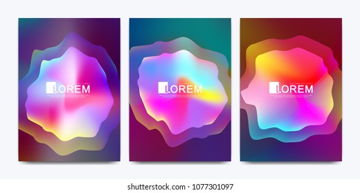 Modern vector template for brochure, leaflet, flyer, cover, catalog, magazine or annual report in A4 size. Business, science and technology design book layout. Presentation with golden waves