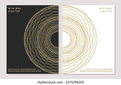 Modern vector template for brochure leaflet flyer advert cover catalog magazine or annual report.