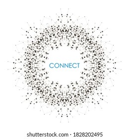 Plantilla vectorial moderna para negocios, ciencia, medicina, tecnología, red y tu idea