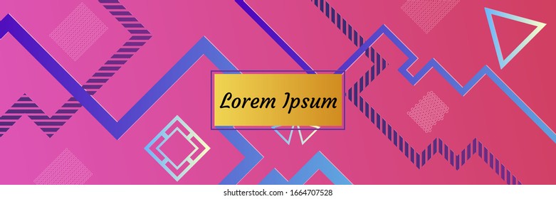 Modern vector template for cover, poster, brochure, mobile app. Abstract color gradient background