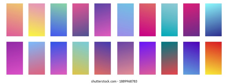 Modern vector template for cover, poster, brochure, mobile app. Abstract color gradient background