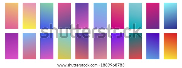 Modern vector template for\
cover, poster, brochure, mobile app. Abstract color gradient\
background