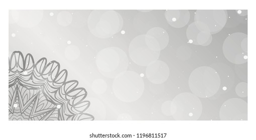 Modern Vector Template With Tribal Mandalas. For Brochure, Flyer, Cover, Magazine