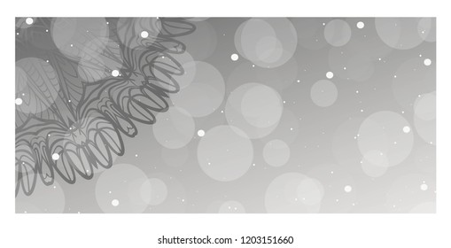 Modern Vector Template With Tribal Mandalas. For Brochure, Flyer, Cover, Magazine