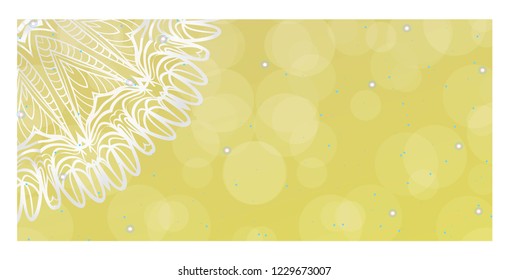 Modern Vector Template With Tribal Mandalas. For Brochure, Flyer, Cover, Magazine