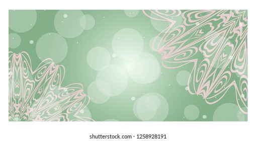 Modern Vector Template With Tribal Mandalas. For Brochure, Flyer, Cover, Magazine