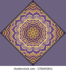 Moderne Vektorillustration Vorlage mit Stammtisch Mandalas. Broschüre, Flyer, Cover, Magazine