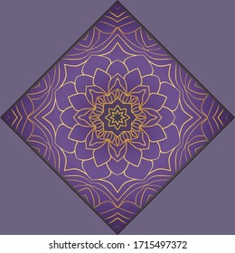 Moderne Vektorillustration Vorlage mit Stammtisch Mandalas. Broschüre, Flyer, Cover, Magazine