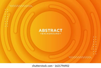 Modern vector templates. Abstract 3D background with orange. Can be used for posters, placards, brochures, banners, web pages, headers, covers and more. 