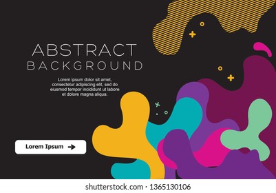 Modern Vector Templates. Liquid Color Background Design. EPS 10