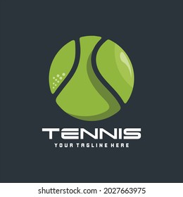 Modern vector tennis ball tournament logo, Tennis logo design vector for your team or tournament.