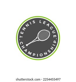 
Modern vector tennis ball tournament logo, vector design tennis logo for your team or tournament.