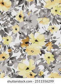 Modern vector textile design, all over seamless pattern wrapping paper design, digital image printing factory  