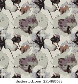 Modern vector textile design, all over seamless pattern wrapping paper design, digital image printing factory  