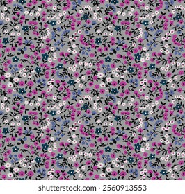 Modern vector textile design, all over seamless pattern wrapping paper design, digital image printing factory  