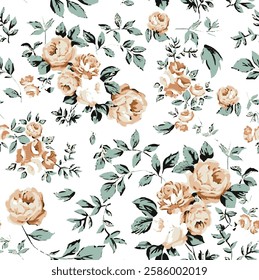 Modern vector textile design, all over seamless pattern wrapping paper design, digital image printing factory 