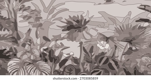 Diseño textil de Vector moderno, diseño de papel de envoltura de patrones sin costuras, fábrica de impresión de Imagen digital