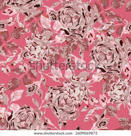Modern vector textile design, all over seamless pattern wrapping paper design, digital image printing factory. Vector illustration