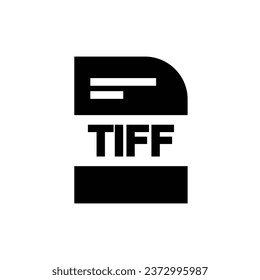 modern vector TIFF file icon design template