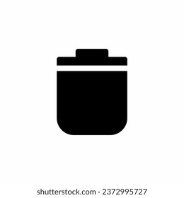 modern vector trash can icon design template