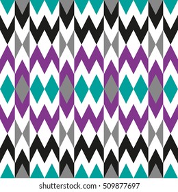 Modern Vector triangle abstract background. Seamless pattern of geometric shapes in vector. Geometric background of triangle and rhombuses. Ornamental triangle seamless wallpapers 