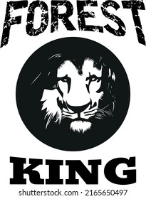 Modern Vector Tshirt Design, Lion Face Tshirt Design, Fashionable Tshirt,