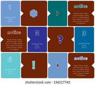modern vector web page design