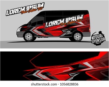 modern vehicle graphic kit. Abstract racing background for car, truck, van, boat wrapping decals. can be used for other background graphic needed too. 