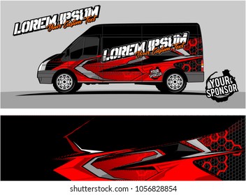 modern vehicle graphic kit. Abstract racing background for car, truck, van, boat wrapping decals. can be used for other background graphic needed too. 
