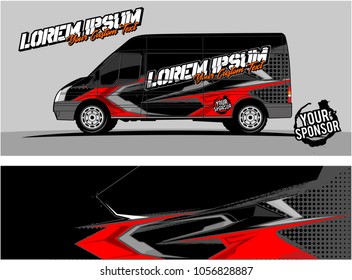 modern vehicle graphic kit. Abstract racing background for car, truck, van, boat wrapping decals. can be used for other background graphic needed too. 
