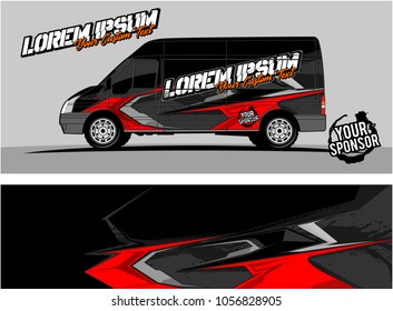 modern vehicle graphic kit. Abstract racing background for car, truck, van, boat wrapping decals. can be used for other background graphic needed too. 
