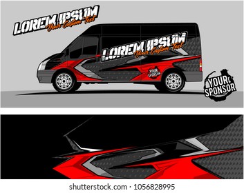 modern vehicle graphic kit. Abstract racing background for car, truck, van, boat wrapping decals. can be used for other background graphic needed too. 