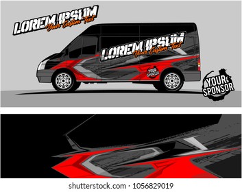 modern vehicle graphic kit. Abstract racing background for car, truck, van, boat wrapping decals. can be used for other background graphic needed too. 
