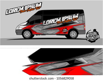 modern vehicle graphic kit. Abstract racing background for car, truck, van, boat wrapping decals. can be used for other background graphic needed too. 
