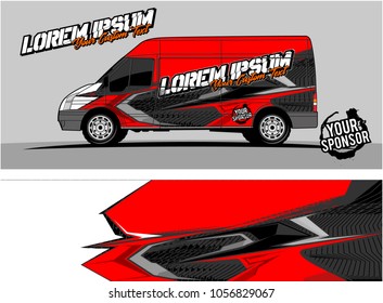 modern vehicle graphic kit. Abstract racing background for car, truck, van, boat wrapping decals. can be used for other background graphic needed too. 
