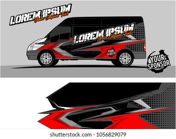 modern vehicle graphic kit. Abstract racing background for car, truck, van, boat wrapping decals. can be used for other background graphic needed too. 
